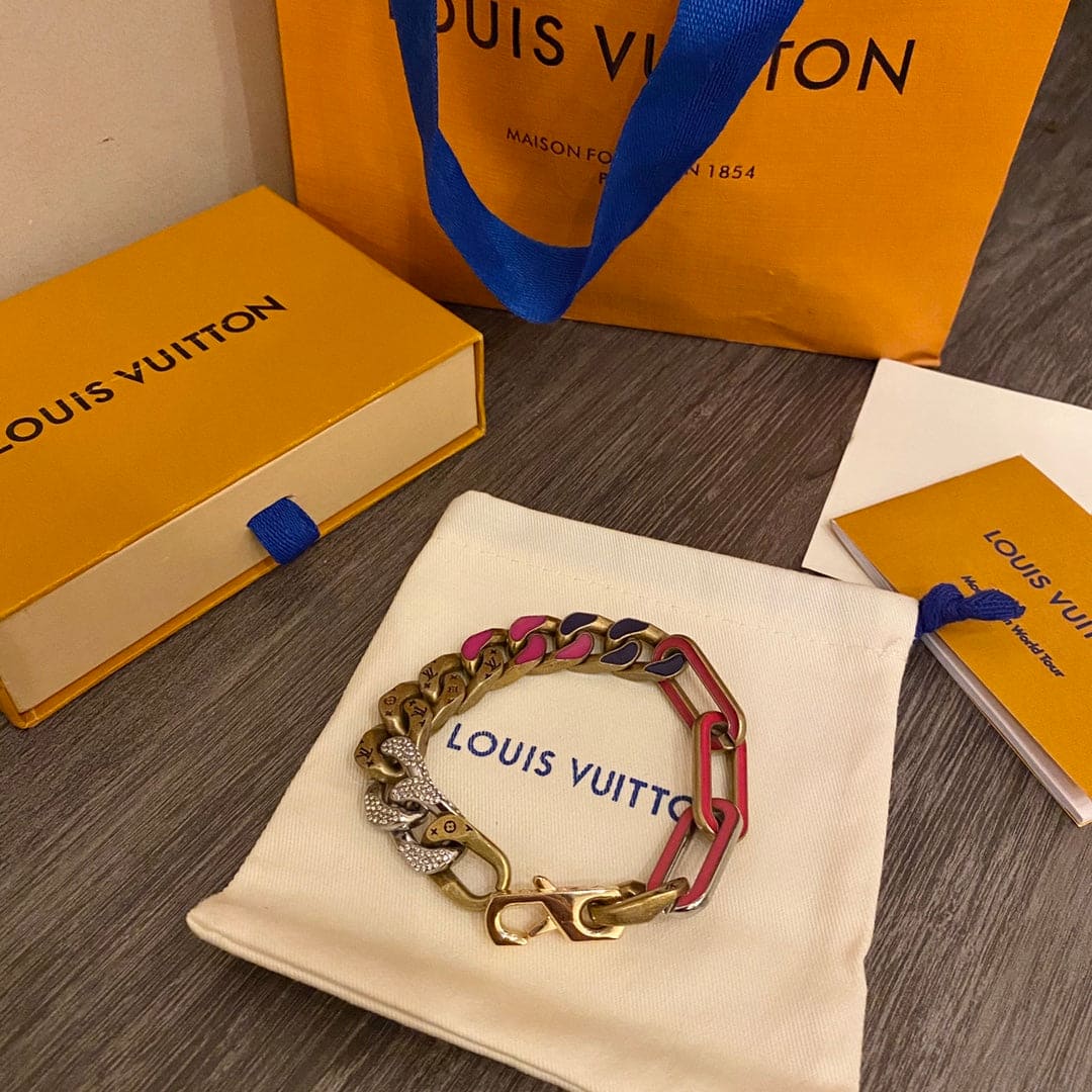 18K Louis Vuitton Mixed Chains Bracelet