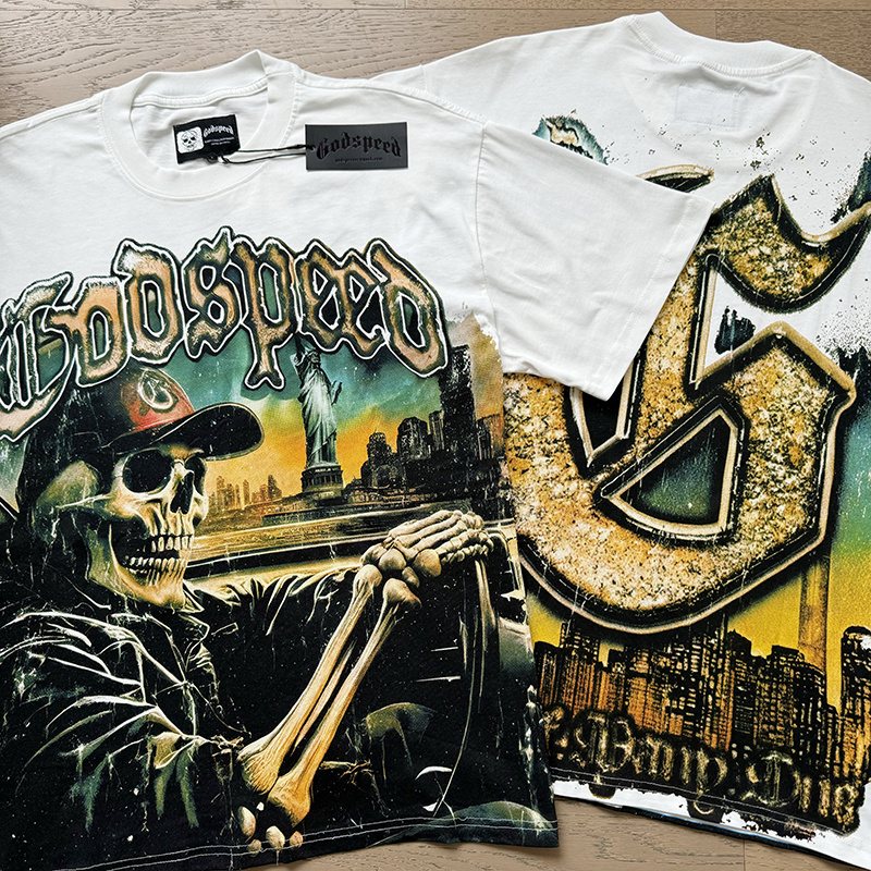 Godspeed Rock Graphic Short-Sleeve T-Shirt — comparison