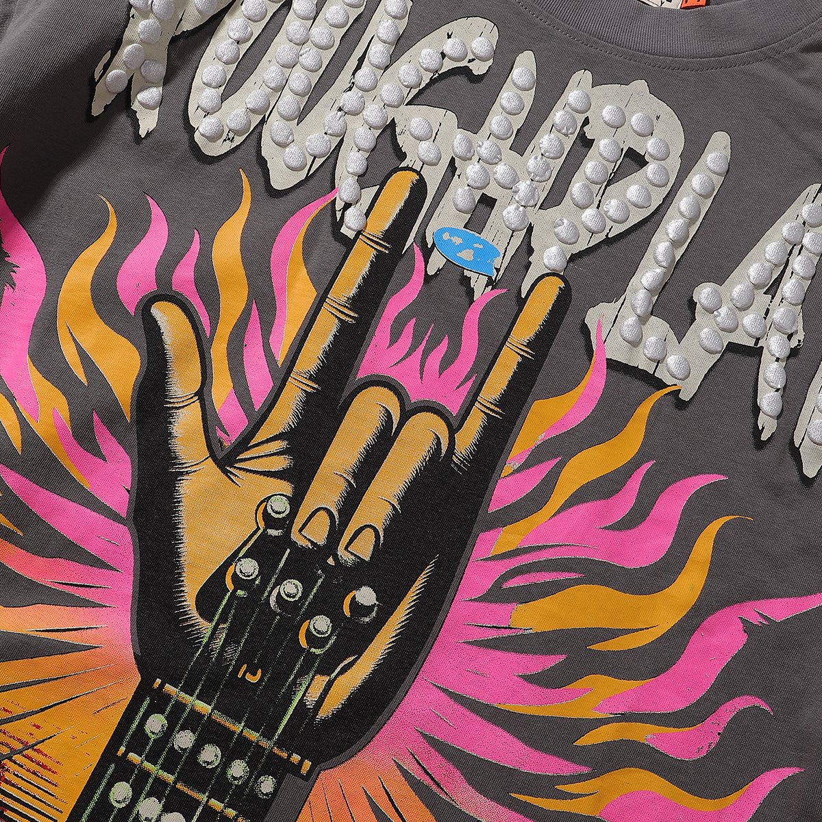 Rough Play Rock Graphic Long-Sleeve T-Shirt — detail