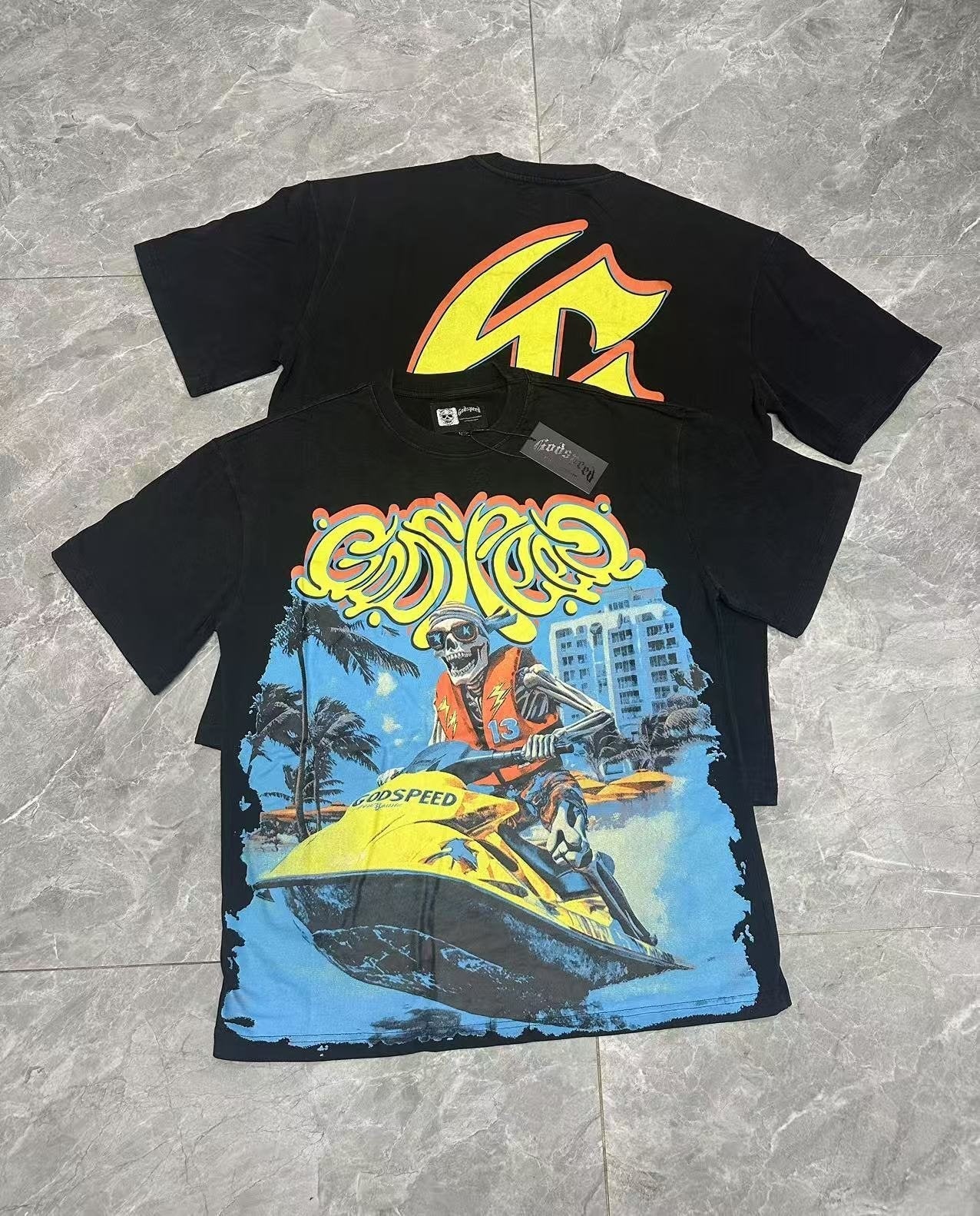 Godspeed Washed Rock Graphic T-Shirt — context