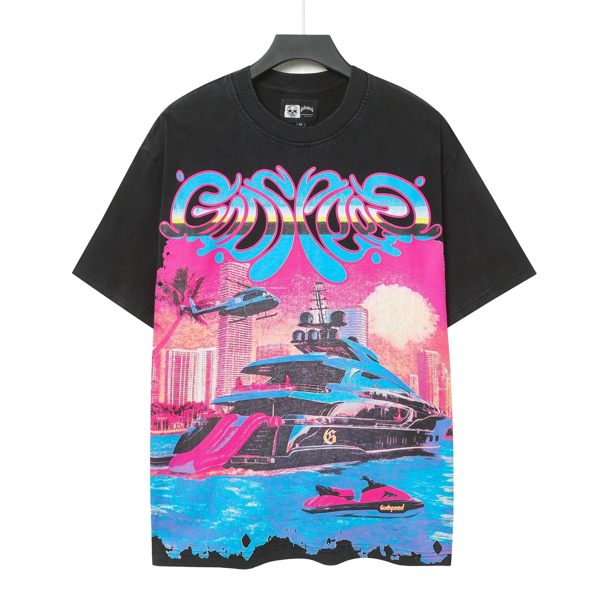 Godspeed Yacht Graphic T-Shirt — hero