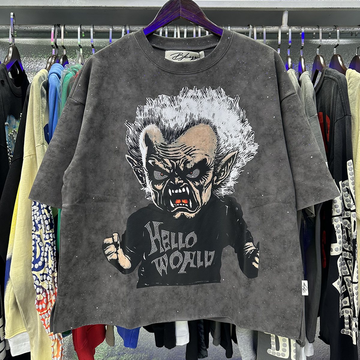 BKYS Revival Hello World Monster Graphic T-Shirt — context