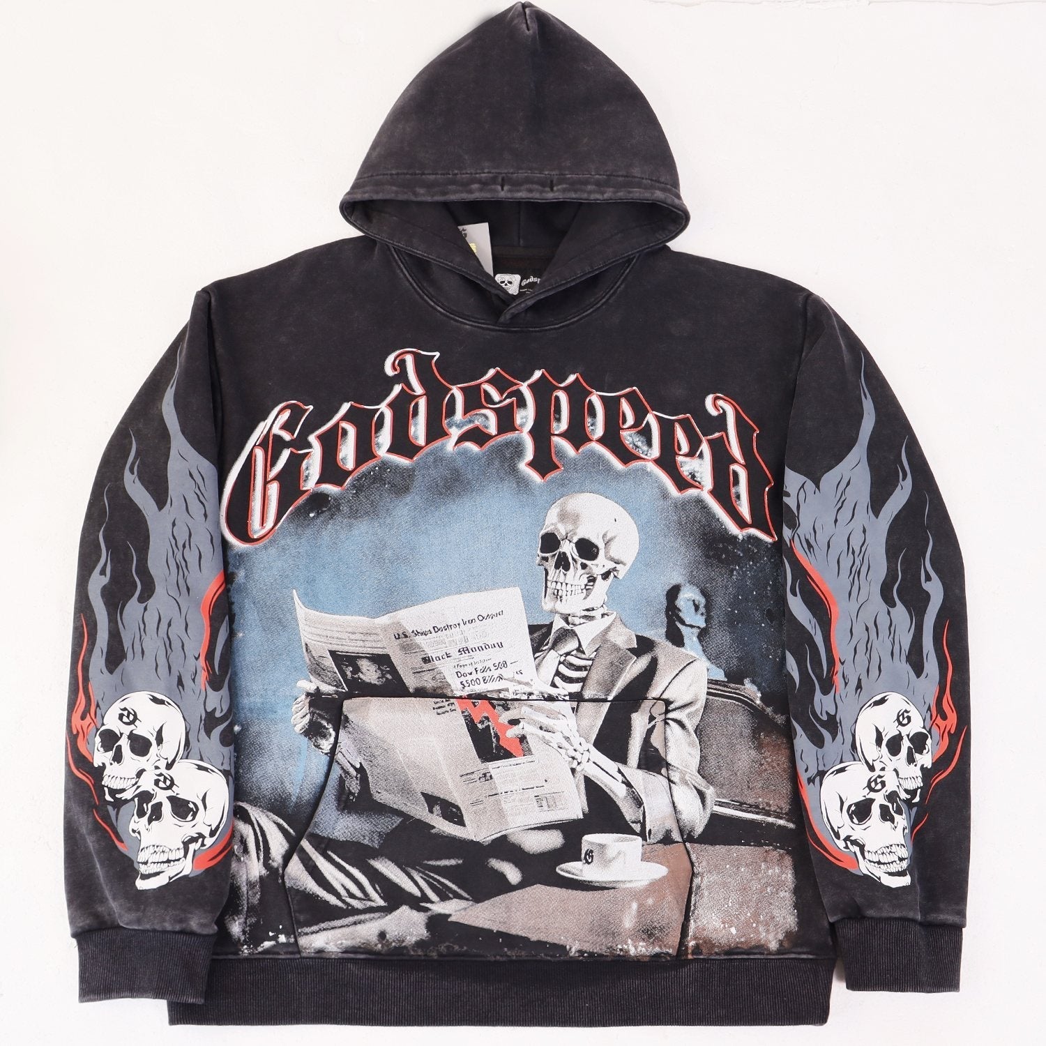 Godspeed Black Monday Skeleton Graphic Hoodie — hero