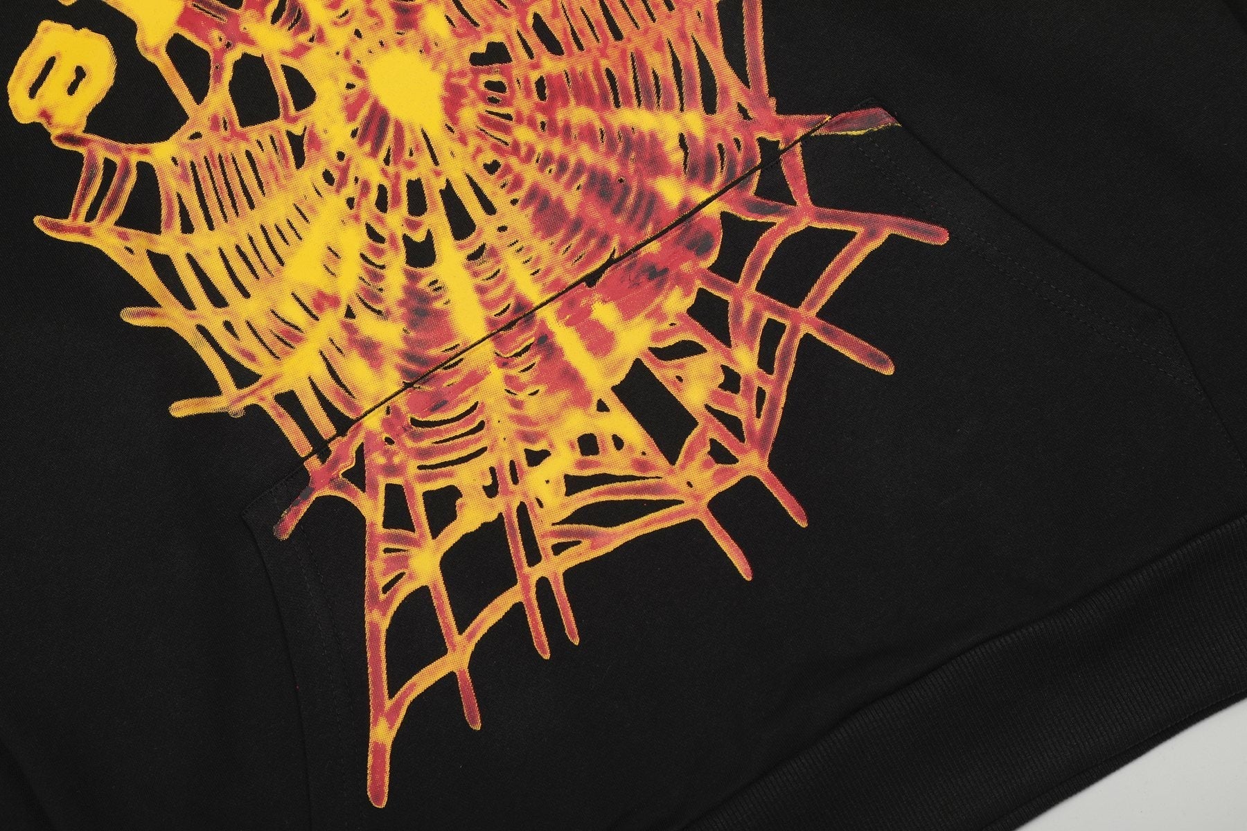 Sp5der Web Graphic Hoodie & Sweatpants Set — detail