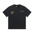 Godspeed Motorcycle Skull Graphic Short-Sleeve T-Shirt — front