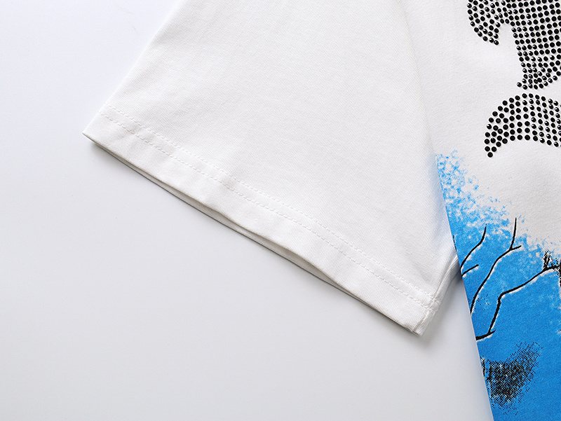 MIXED EMOTION Lighthouse & Diver Graphic T-Shirt — detail
