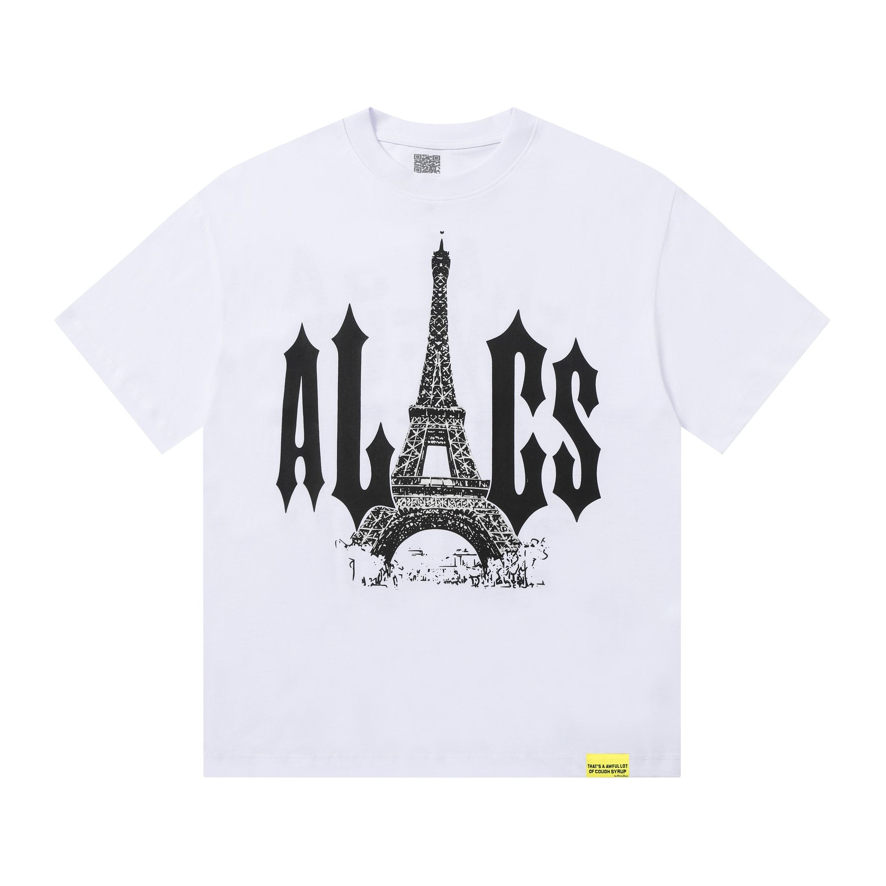 THAT'S A AWFUL LOT OF COUGH SYRUP Eiffel Tower Graphic T-Shirt — front