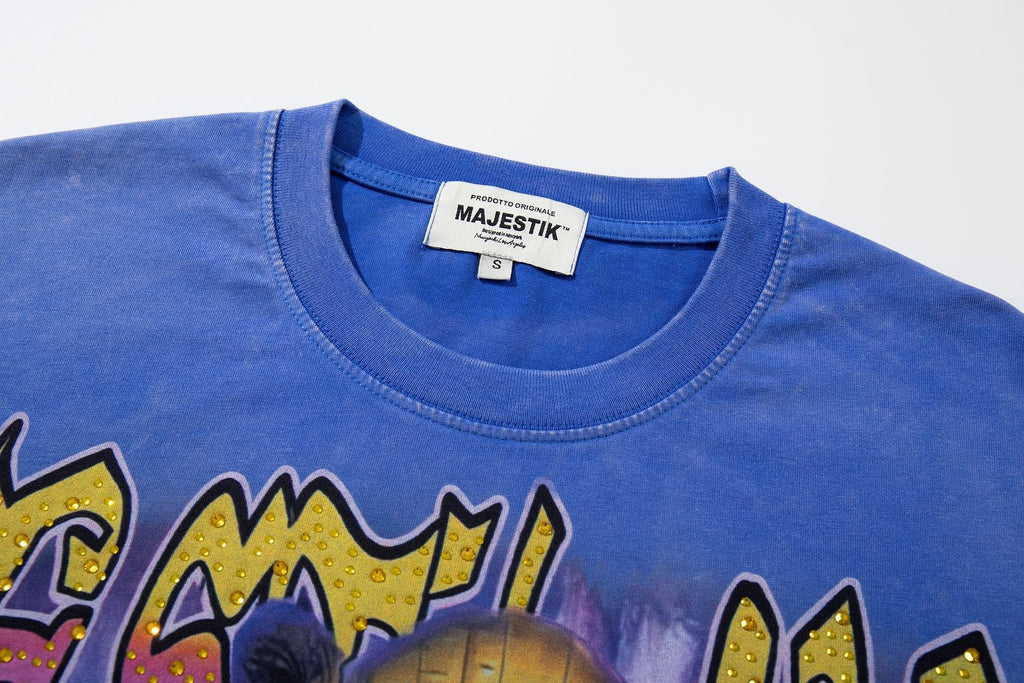 MAJESTIK Football Graphic T-Shirt — neck_label