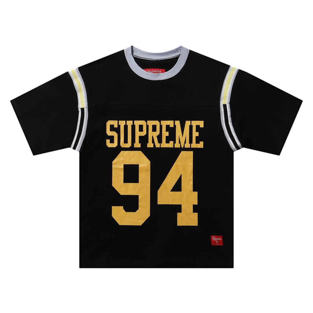 Supreme Split Football Graphic Short-Sleeve T-Shirt — hero