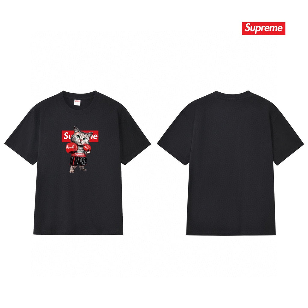 Supreme Boxing Cat Graphic T-Shirt — back