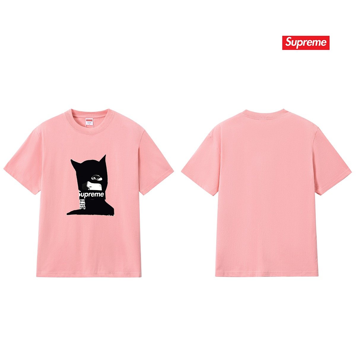 Supreme Cat Graphic Short-Sleeve T-Shirt — back