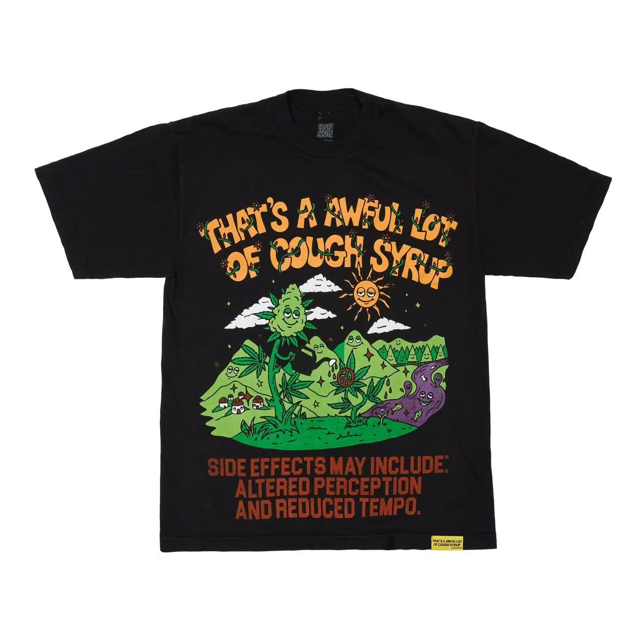 THAT'S A AWFUL LOT OF COUGH SYRUP Front & Back Graphic T-Shirt — front