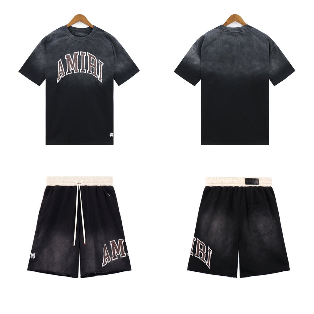 AMIRI Vintage Collegiate Short-Sleeve Set — hero