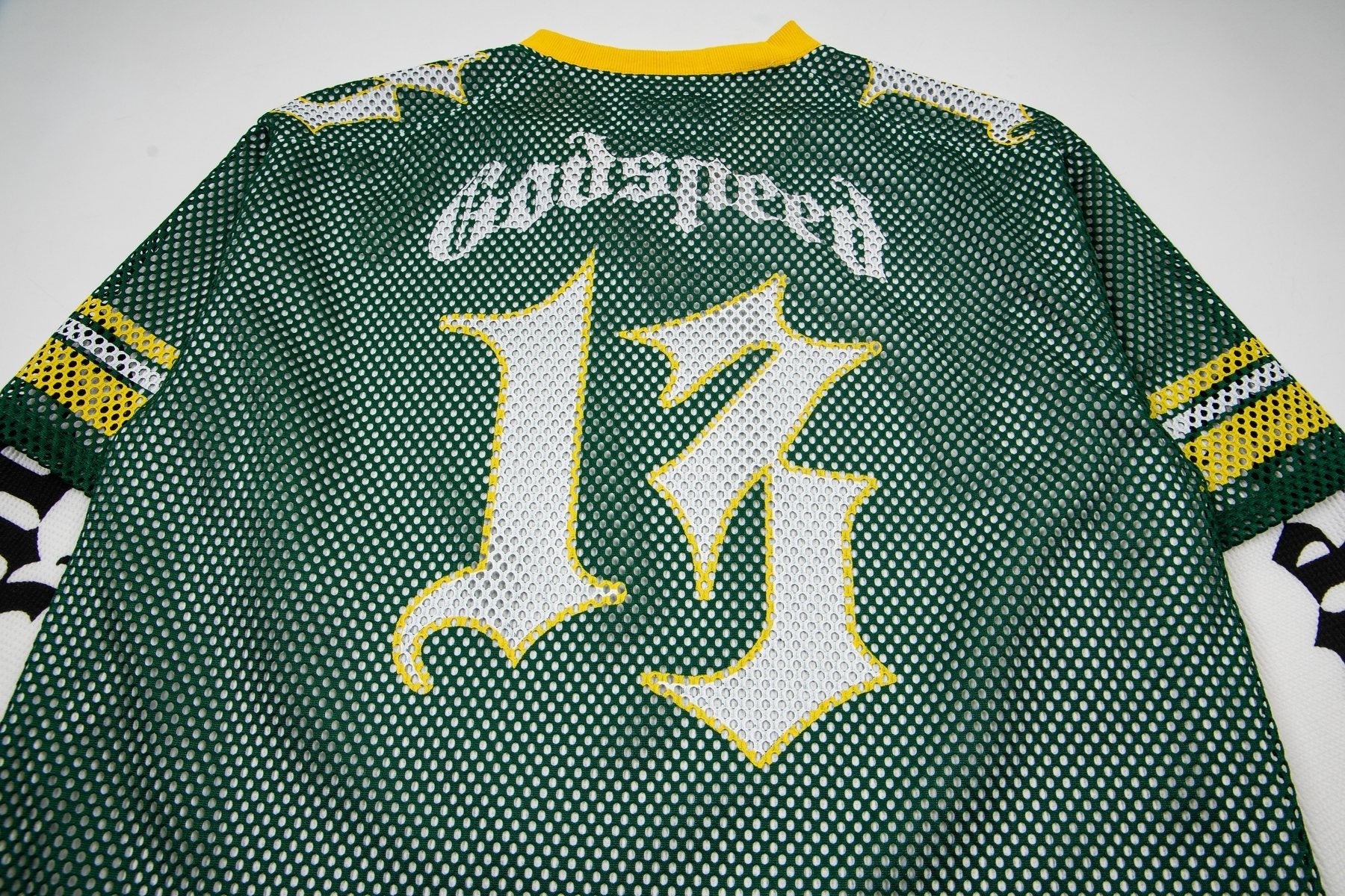 Godspeed Skull Mesh Jersey Long-Sleeve T-Shirt — detail
