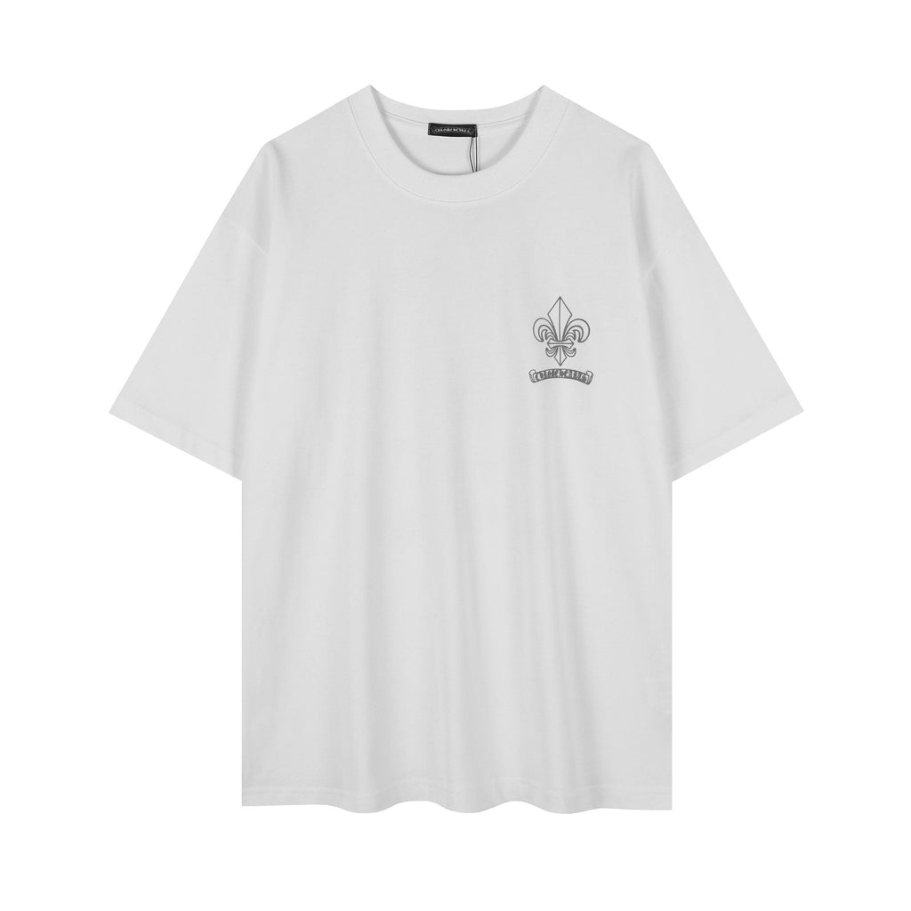 Chrome Hearts Fleur-De-Lis Crest Graphic T-Shirt — front