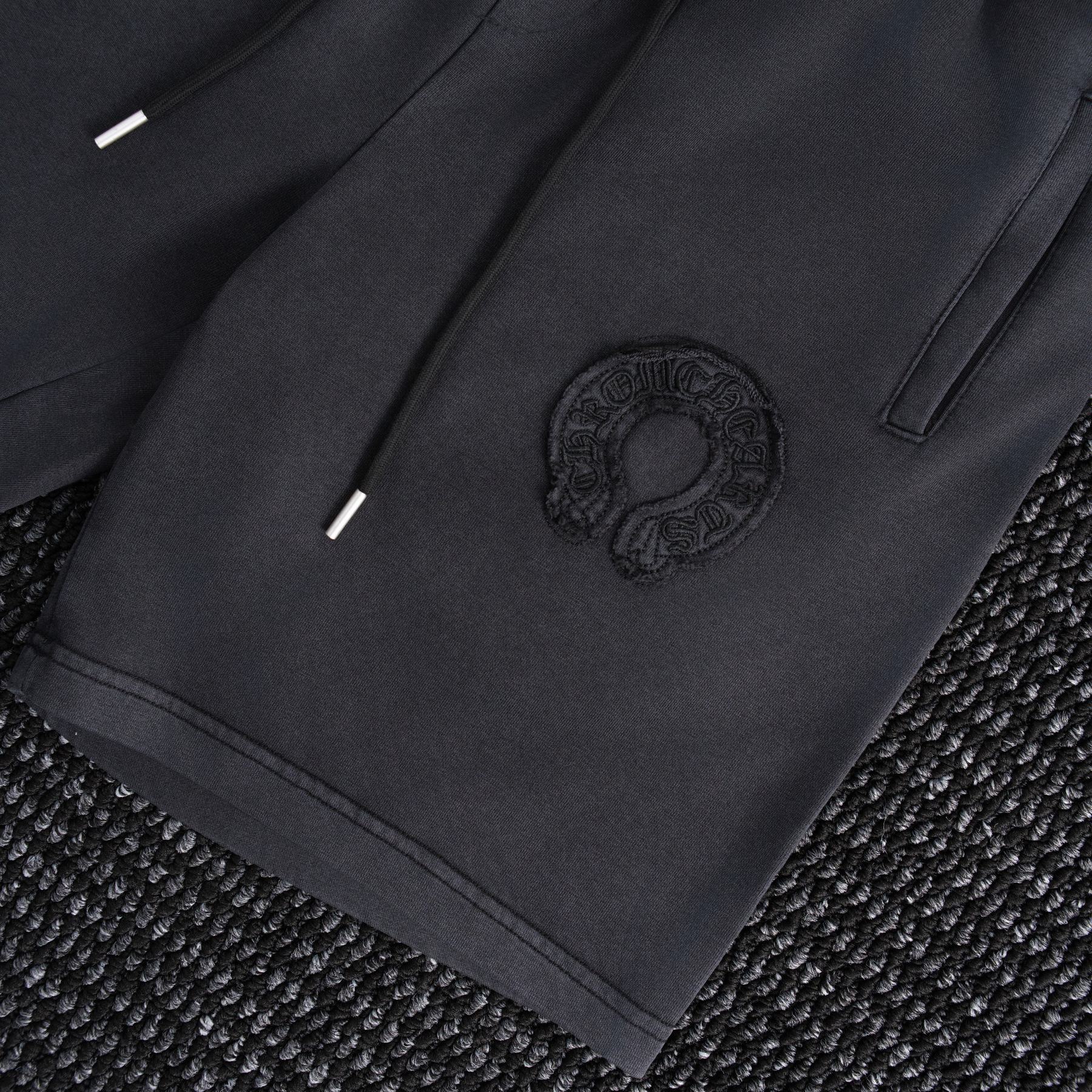 Chrome Hearts Horseshoe Floral Embroidered Shorts — detail
