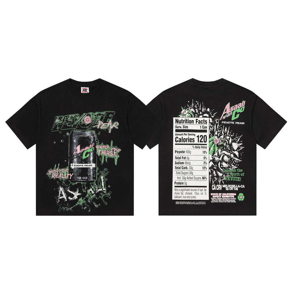 ASAALL Peyote Pear Cactus Graphic Short-Sleeve T-Shirt — hero
