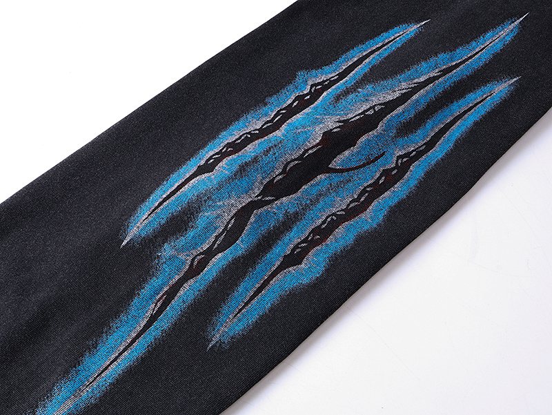 Godspeed Bear Graphic Long-Sleeve T-Shirt — detail